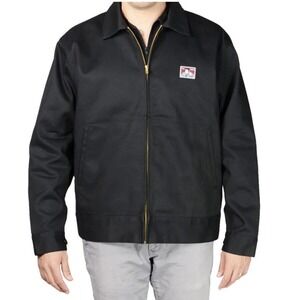 Ben Davis Jackets Men's‎ Eisenhower Jacket Unlined Zipper Front Black New 3XL